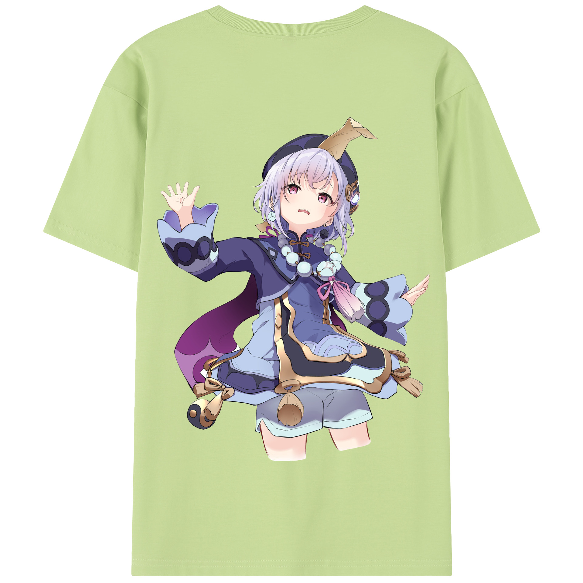 げんし神 七七 なな  genshin Nana 綿100％半袖Tシャツ（背面プリント）